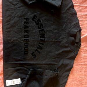 ESSENTIALS Fear of God mock neck Mens tee